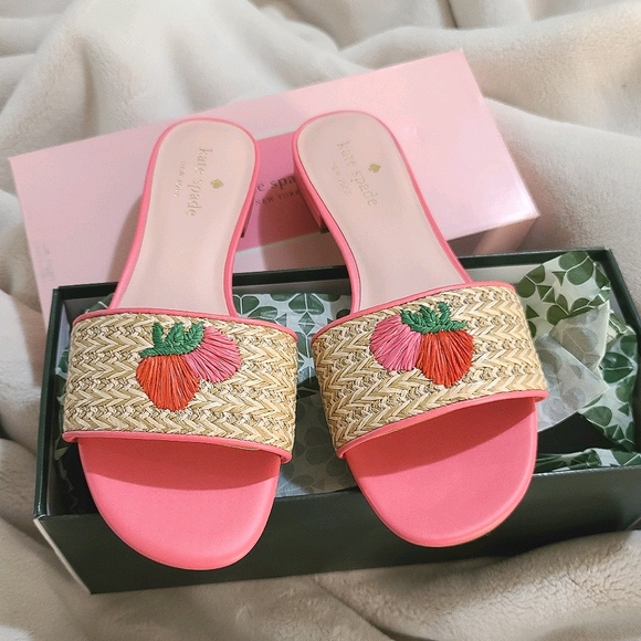 kate spade | Shoes | New Kate Spade Strawberry Sandals | Poshmark